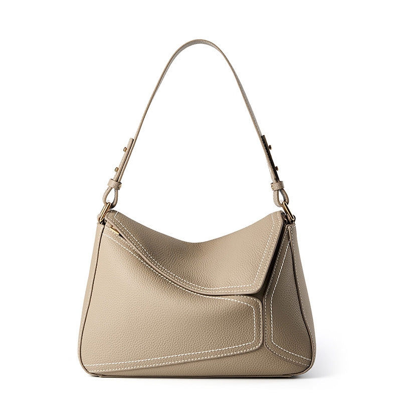 Top Grain Leather Puzzle Bag Women Shoulder Bag