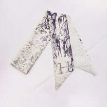 Load image into Gallery viewer, 26 Letters Silk Scarf for Birkin Bag Kelly Bag Charm | Women's Scarves and Silk Accessories - 2 Pcs