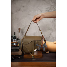 Load image into Gallery viewer, Leather Crossbody Saddle Bag for Women DIY Kit