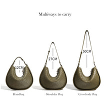 Load image into Gallery viewer, Leather Hobo Bag with Smart Adjustable Strap