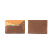 Load image into Gallery viewer, DIY leathercraft kit | Minimalist leather credit card holder kit | DIY leathercraft ideas