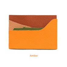 Load image into Gallery viewer, DIY gift card holder kit in leather | How to sew a leather card wallet | POPSEWING™