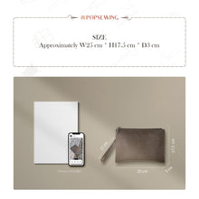 Load image into Gallery viewer, Mens Full Grain Leather Clutch Bag Size - POPSEWING™