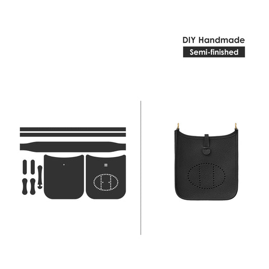 HANDSEWGIFT Full Grain Leather Mini Eveline Bag DIY Kit | Presale