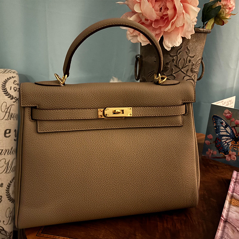 Top Grain Leather Inspired Kelli Bag