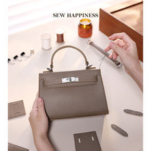 Load image into Gallery viewer, Handmade Kelly Bag Dupe | DIY Leather Bag Kit for Beginners - POPSEWING™