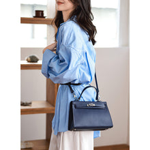 Load image into Gallery viewer, DIY Crossbody Sling Bag | DIY Kelly Bag Kit in Navy Blue - POPSEWING™