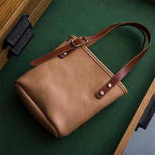 Load image into Gallery viewer, DIY Tote Bag Leather Kit | Easy to Make Leather Bag Kit - POPSEWING™