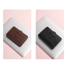 Load image into Gallery viewer, Black & Brown Passport Wallet Passport Holder for Men and Women