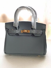 Load image into Gallery viewer, Top Grain Leather Inspired Berkin Handbag Golden Hardware | Automatic 20% OFF at Checkout