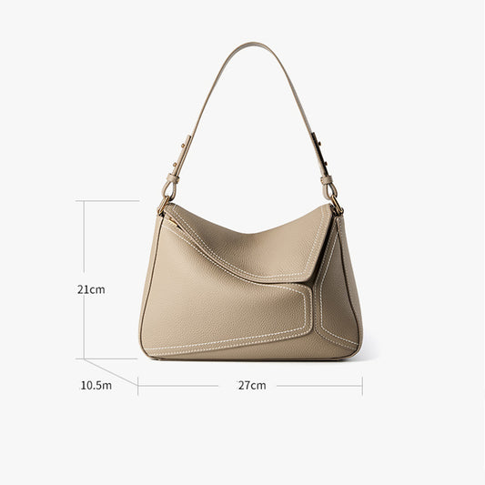 Top Grain Leather Puzzle Bag Women Shoulder Bag
