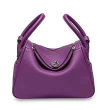 Load image into Gallery viewer, Top Grain Leather Inspired Lindi Bag Silver Hardware 20 Colors