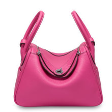 Load image into Gallery viewer, Top Grain Leather Inspired Lindi Bag Silver Hardware 20 Colors