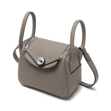 Load image into Gallery viewer, Top Grain Leather Inspired Lindi Bag Silver Hardware 20 Colors