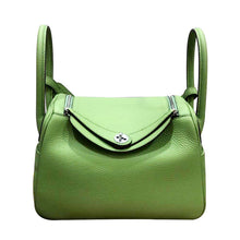Load image into Gallery viewer, Top Grain Leather Inspired Lindi Bag Silver Hardware 20 Colors