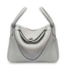 Load image into Gallery viewer, Top Grain Leather Inspired Lindi Bag Silver Hardware 20 Colors