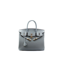 Load image into Gallery viewer, Luxury Handbag | Inspired Birkin Style Handbag in Blue | POPSEWING™