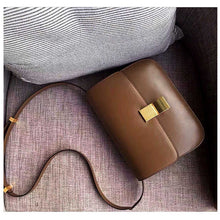 Load image into Gallery viewer, Textured Leather Inspired Tofu Box Bag