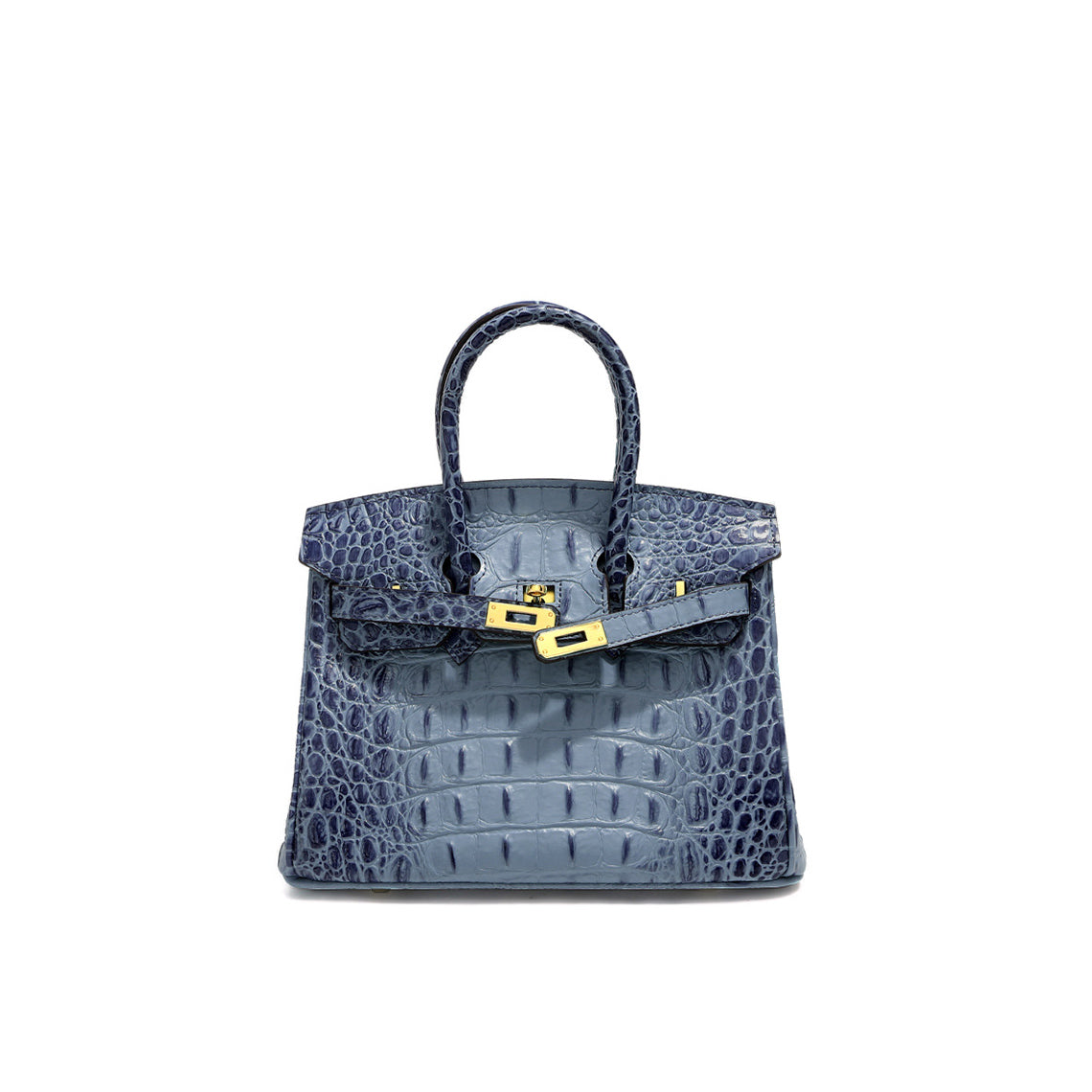 Crocodile Embossed Leather Inspired Trendy Berkin 30 Bag | Automatic 20% OFF at Checkout