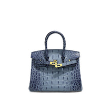 Load image into Gallery viewer, Crocodile Embossed Leather Inspired Trendy Berkin 30 Bag | Automatic 20% OFF at Checkout