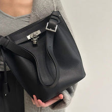 Load image into Gallery viewer, Inspired So Kelli Bucket Bag Top Grain Leather Shoulder Bag