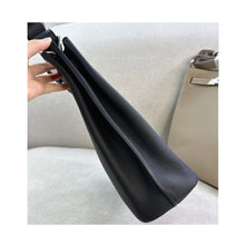 Load image into Gallery viewer, Women Leather Bucket Bag in Black - POPSEWING®