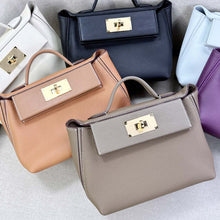 Load image into Gallery viewer, Inspired Mini 24/24 Bag Gold Evercolor and Swift Gold Hardware