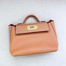 Load image into Gallery viewer, Inspired Mini 24/24 Bag Gold Evercolor and Swift Gold Hardware