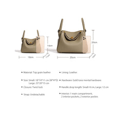 Load image into Gallery viewer, Leather Handbag | Inspired Leather Lindy Handbag Sizes - POPSEWING™