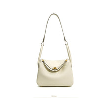 Load image into Gallery viewer, White Leather Handbag | Inspired White Leather Lindy - POPSEWING™
