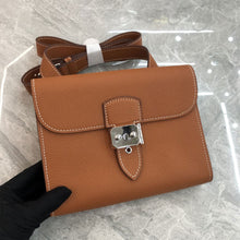 Load image into Gallery viewer, Top Grain Leather Mini Flap Bag