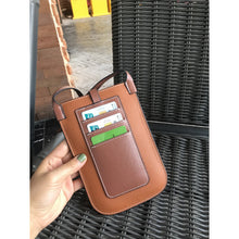 Load image into Gallery viewer, Top Grain Leather Strap Phone Bag