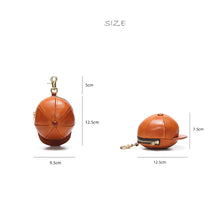 画像をギャラリービューアに読み込む, Vegetable Tanned Leather Baseball Cap Purse | AirPods Holder