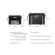 Load image into Gallery viewer, Leather Inspired Designer City Shoulder Bag