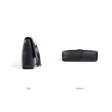 Load image into Gallery viewer, Black Chain Bag | Quilted Leather Bag with Chain Strap - POPSEWING™