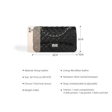 Load image into Gallery viewer, Sheep Leather Inspired Classic 2.55 Chain Bag