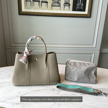Load image into Gallery viewer, Top Grain Leather Inspired Garden Party Handbag