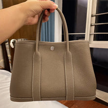 Load image into Gallery viewer, Taupe Leather Handbag | Genuine Leather Bag Inspired - POPSEWING™