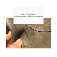 Load image into Gallery viewer, Taupe Leather Handbag | Genuine Leather Bag - POPSEWING™