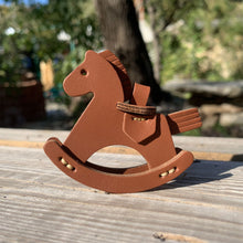 Load image into Gallery viewer, Brown Leather Horse Charm | Handcrafted Leather Purse Charm - POPSEWING®