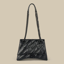 Load image into Gallery viewer, Inspired Designer Shoulder Bag | Black Leather Chain Shoulder Bag Crossbody Bag - POPSEWING™