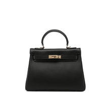 Load image into Gallery viewer, Designer Luxury Handbag | Inspired Kelly in Black - POPSEWING™