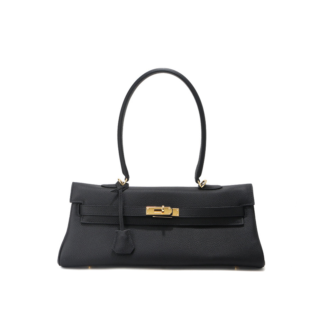 Top Grain Leather Shoulder Bag 35cm