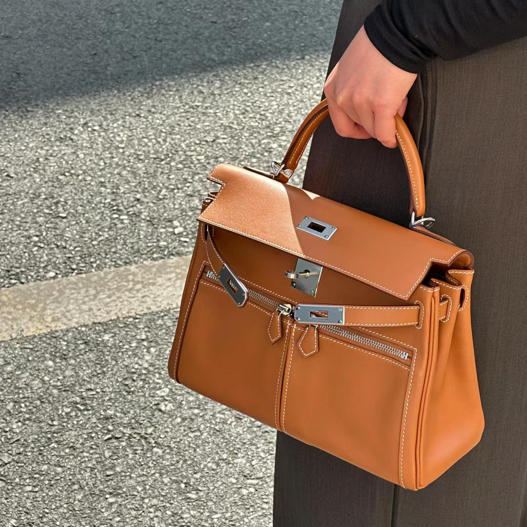 Swift Leather Lakis Bag Woman Handbag