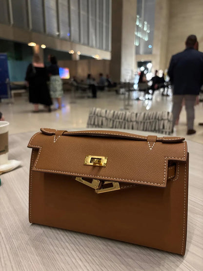 Leather Inspired Kelli Clutch for Women