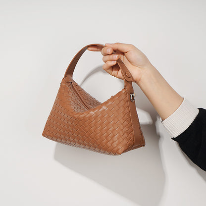 Woven Leather Pillow Bag Handbags for Woman Shoulder Bag
