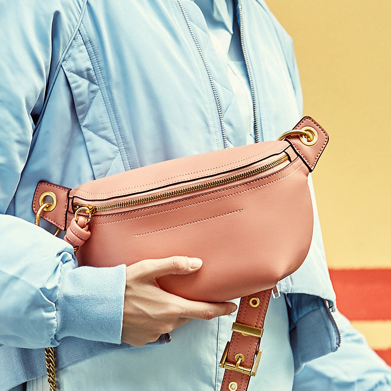 Leather Fanny Pack for Women Sling Bag Belt Bag