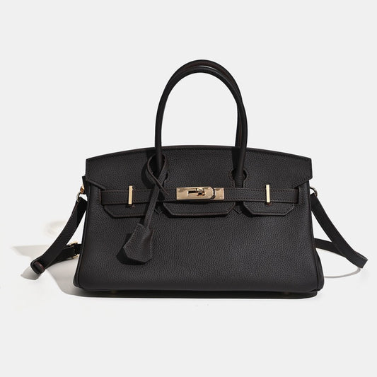 JPG 30 Small Top Handle Bag Top Grain Leather Shoulder Bag
