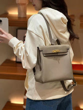 Load image into Gallery viewer, Top Grain Leather Inspired Kelly Backpack
