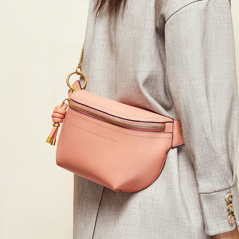 Leather Fanny Pack for Women Sling Bag Belt Bag